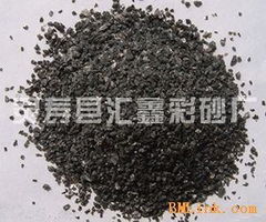 供应黑砂子,黑色砂 黑色彩砂